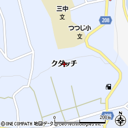東京都大島町差木地（クダッチ）周辺の地図