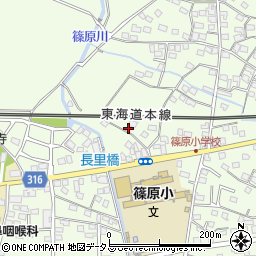 静岡県浜松市中央区篠原町9578周辺の地図