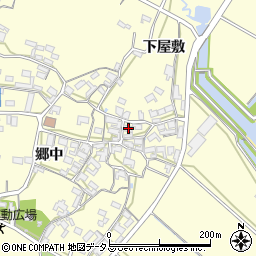 愛知県田原市吉胡町郷中78周辺の地図