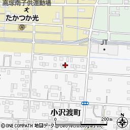 静岡県浜松市中央区小沢渡町182周辺の地図
