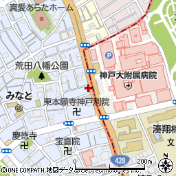 神戸中央薬局 神戸中央店周辺の地図