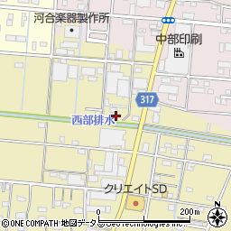 静岡県浜松市中央区新橋町179周辺の地図