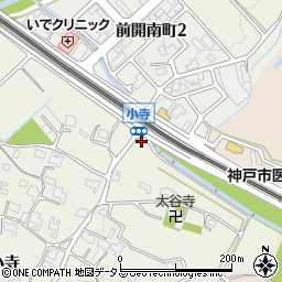 兵庫県神戸市西区伊川谷町小寺312周辺の地図