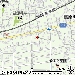 静岡県浜松市中央区篠原町11981周辺の地図