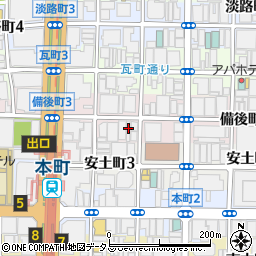 株式会社ニシヤマ大阪支店周辺の地図