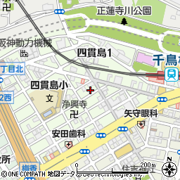 千鳥橋第一ビル周辺の地図