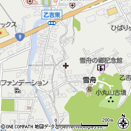 島根県益田市乙吉町1168周辺の地図