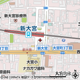 新大宮駅前周辺の地図