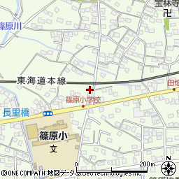 静岡県浜松市中央区篠原町9515周辺の地図