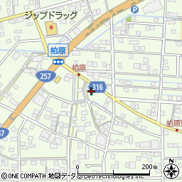 静岡県浜松市中央区篠原町21996周辺の地図