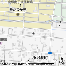 静岡県浜松市中央区小沢渡町191周辺の地図