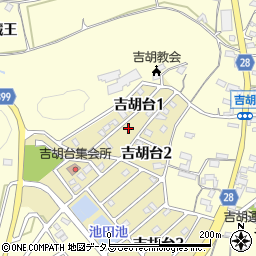 愛知県田原市吉胡台1丁目48周辺の地図