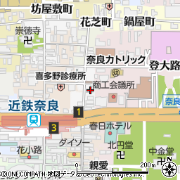 近鉄奈良駅前クリニック周辺の地図