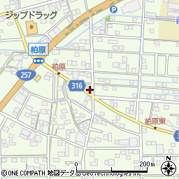 静岡県浜松市中央区篠原町21961周辺の地図