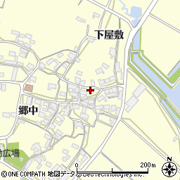 愛知県田原市吉胡町郷中79周辺の地図