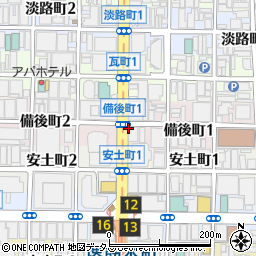 近畿大阪信用保証株式会社周辺の地図