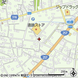 静岡県浜松市中央区篠原町21553周辺の地図