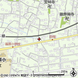 静岡県浜松市中央区篠原町9447周辺の地図