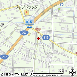 静岡県浜松市中央区篠原町21988周辺の地図