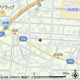 静岡県浜松市中央区篠原町21884周辺の地図