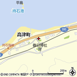 島根県益田市高津町802周辺の地図