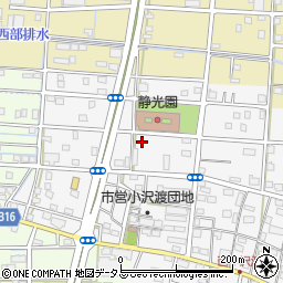 静岡県浜松市中央区小沢渡町1320周辺の地図