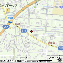 静岡県浜松市中央区篠原町21886周辺の地図