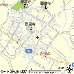 三重県津市久居一色町周辺の地図