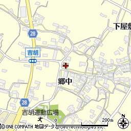 愛知県田原市吉胡町郷中134周辺の地図