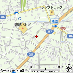 静岡県浜松市中央区篠原町21563周辺の地図