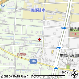 静岡県浜松市中央区篠原町21863周辺の地図