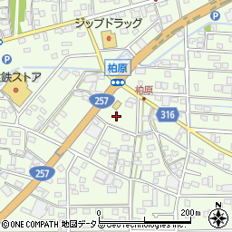 静岡県浜松市中央区篠原町21980周辺の地図