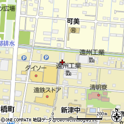 静岡県浜松市中央区新橋町383周辺の地図