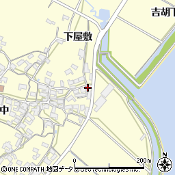 愛知県田原市吉胡町郷中304周辺の地図
