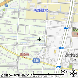 静岡県浜松市中央区篠原町21861周辺の地図