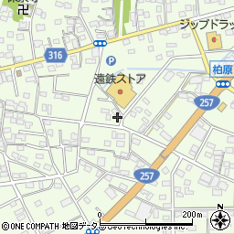静岡県浜松市中央区篠原町21500周辺の地図