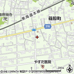 静岡県浜松市中央区篠原町11994周辺の地図