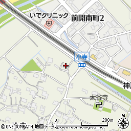 兵庫県神戸市西区伊川谷町小寺16周辺の地図