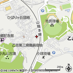 島根県益田市乙吉町508周辺の地図