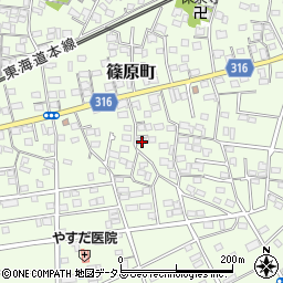 静岡県浜松市中央区篠原町12070周辺の地図