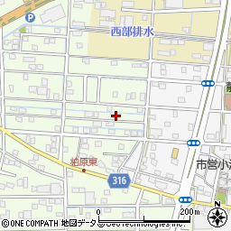 静岡県浜松市中央区篠原町21859周辺の地図