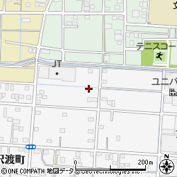 静岡県浜松市中央区小沢渡町121周辺の地図