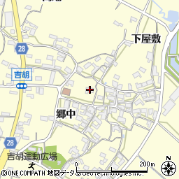 愛知県田原市吉胡町郷中129周辺の地図