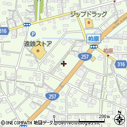 静岡県浜松市中央区篠原町21564周辺の地図