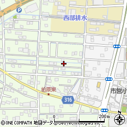 静岡県浜松市中央区篠原町21857周辺の地図