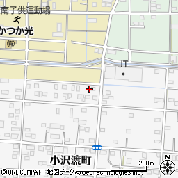 静岡県浜松市中央区小沢渡町164周辺の地図