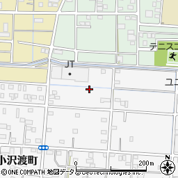静岡県浜松市中央区小沢渡町131周辺の地図