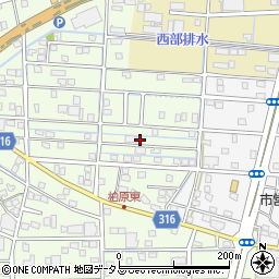 静岡県浜松市中央区篠原町21854周辺の地図