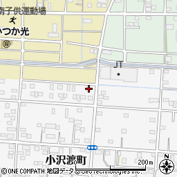 静岡県浜松市中央区小沢渡町160周辺の地図