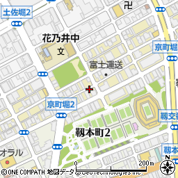 京町堀・鮨・八十八周辺の地図